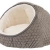 Abri Douillet "Livia" Taupe/crème.- Trixie -Fournitures Pour Animaux abri douillet livia taupe creme trixie