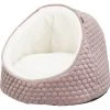 Abri Douillet "Livia" Vieux Rose/crème.- Trixie -Fournitures Pour Animaux abri douillet livia vieux rose creme trixie