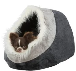 Abri "Minou" Gris - Trixie -Fournitures Pour Animaux abri minou gris trixie 3