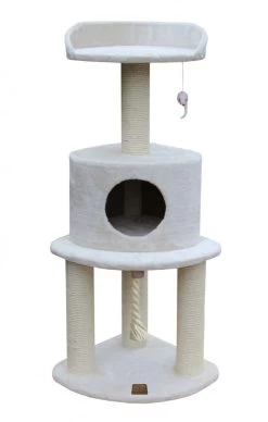 Arbre à Chat Corner Rope Crème - Ebi