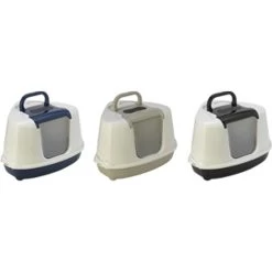 Bac à Litière D'angle "Thor" Classic L - Flamingo Pet Products