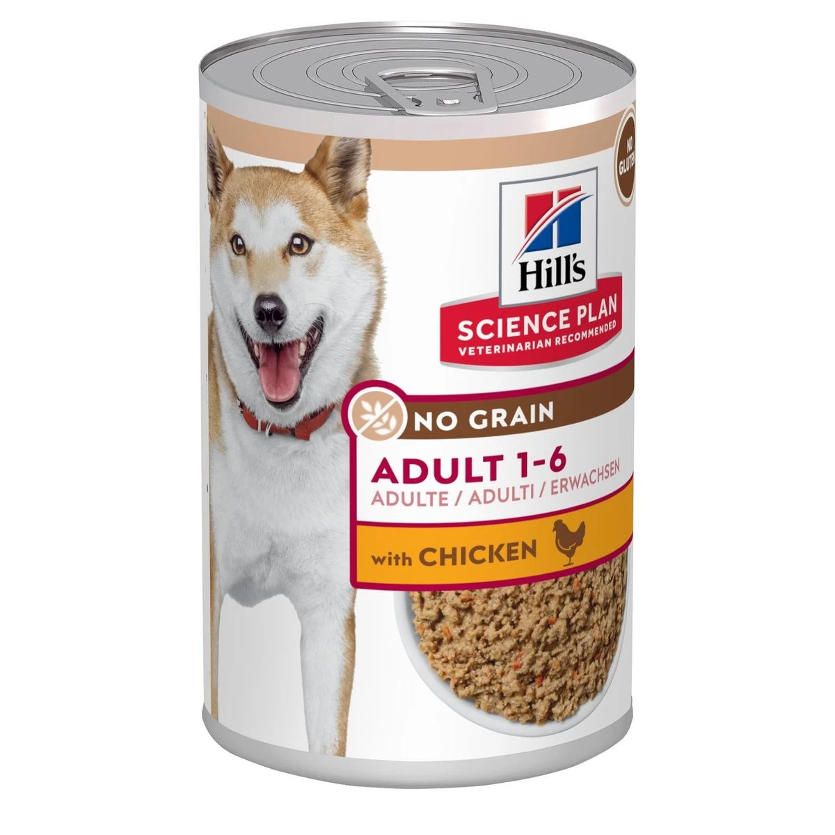 Boîtes Canine Adult No Grain Au Poulet (12 X 360 G) - Hill's Science Plan 3 Boîtes Canine Adult No Grain Au Poulet (12 X 360 G) - Hill's Science Plan