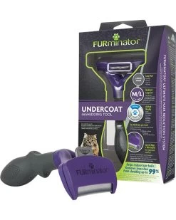 Brosse Chat M/L Poils Longs Undercoat DeShedding - Furminator