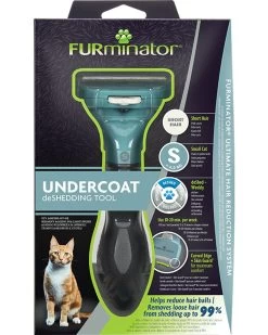 Brosse Chat S Poils Courts Undercoat DeShedding - Furminator -Fournitures Pour Animaux brosse chat s poils courts undercoat deshedding furminator 2