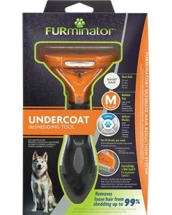 Brosse Chien M Poils Courts Undercoat DeShedding - Furminator -Fournitures Pour Animaux brosse chien m poils courts undercoat deshedding furminator 2