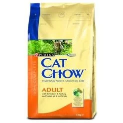 Cat Chow "Adult" Au Poulet Et à La Dinde - Purina