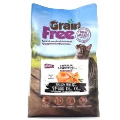 Chat Adulte Toutes Races - "Saumon Sans Céréales" - J'ai Plus De Croquettes -Fournitures Pour Animaux chat adulte toutes races saumon sans cereales j ai plus de croquettes 5