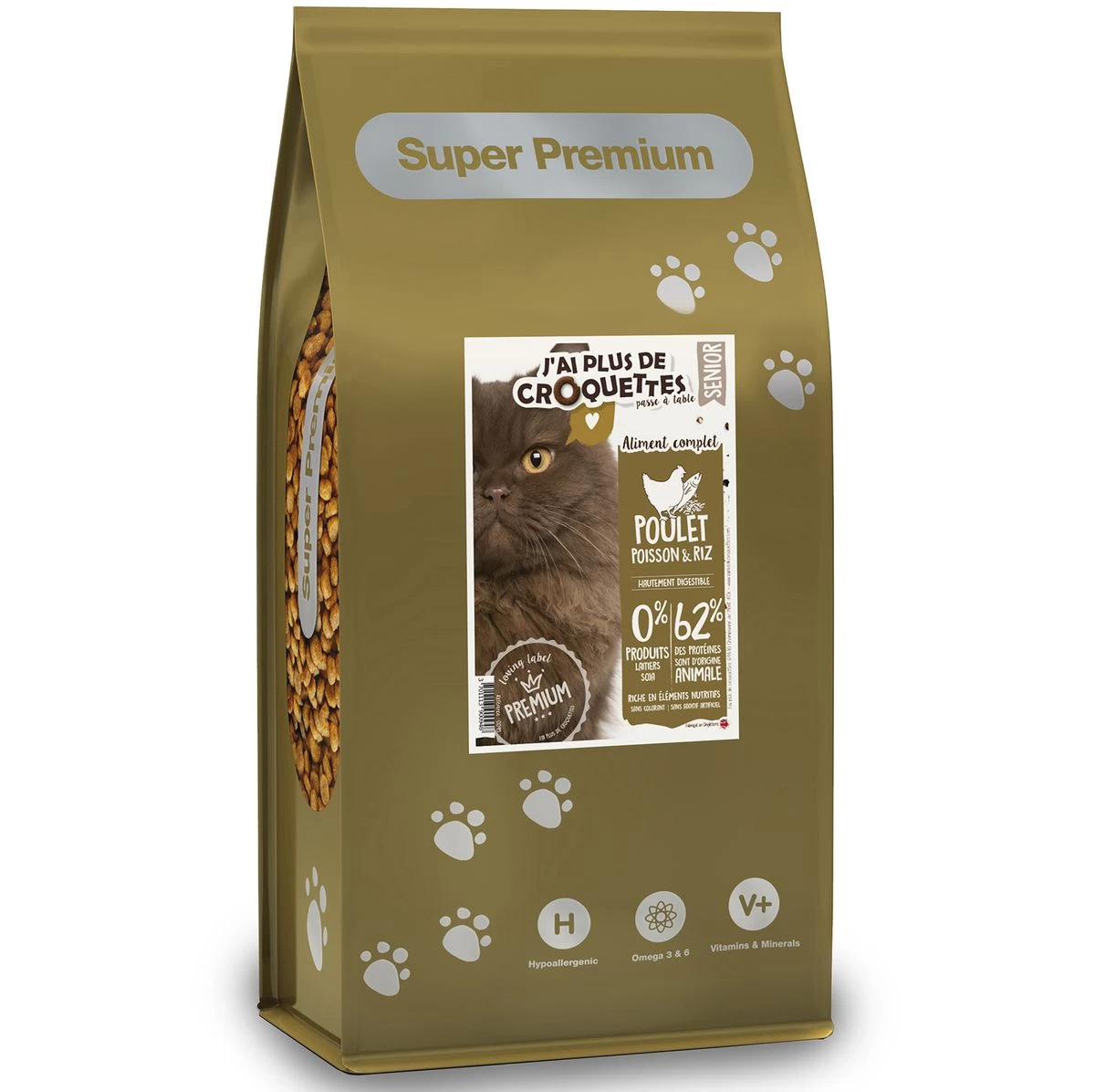 Chat Senior - Recette "Poulet, Poisson Et Riz" - J'ai Plus De Croquettes 3 Chat Senior - Recette "Poulet, Poisson Et Riz" - J'ai Plus De Croquettes