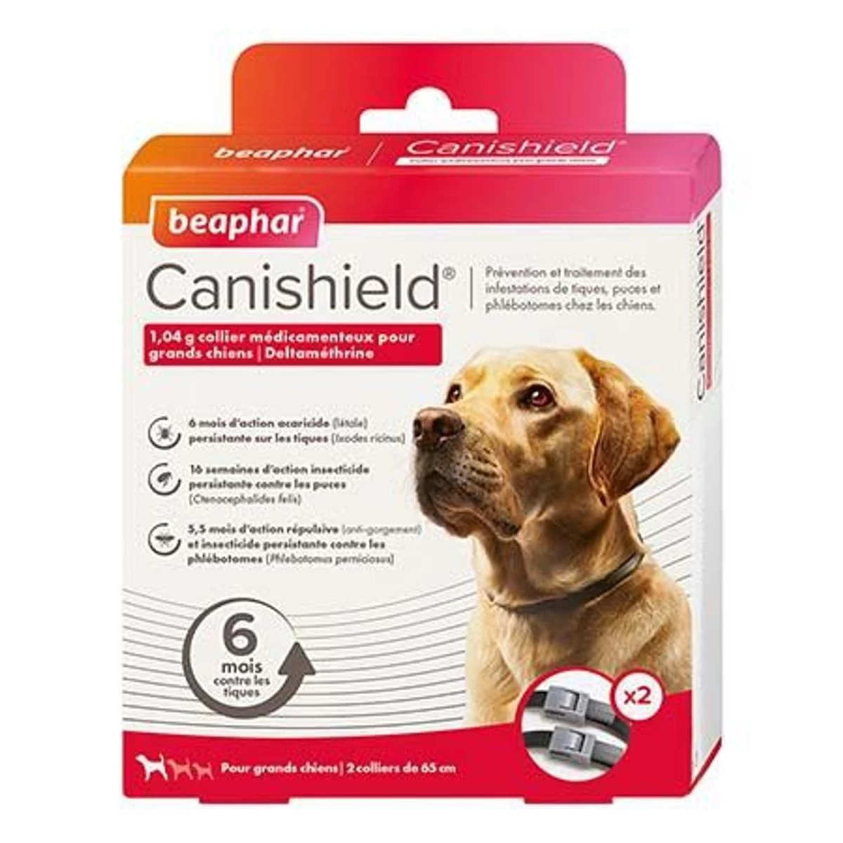 Collier Médicamenteux Pour Grands Chiens "Canishield" - Beaphar 4 Collier Médicamenteux Pour Grands Chiens "Canishield" - Beaphar – Image 2