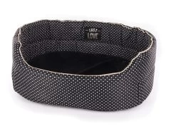 Corbeille Ovale "Just Love" Noire - Image Paris