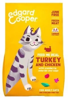 Edgard & Cooper Croquettes Pour Chat Adulte à La Dinde Et Au Poulet - Edgar & Cooper