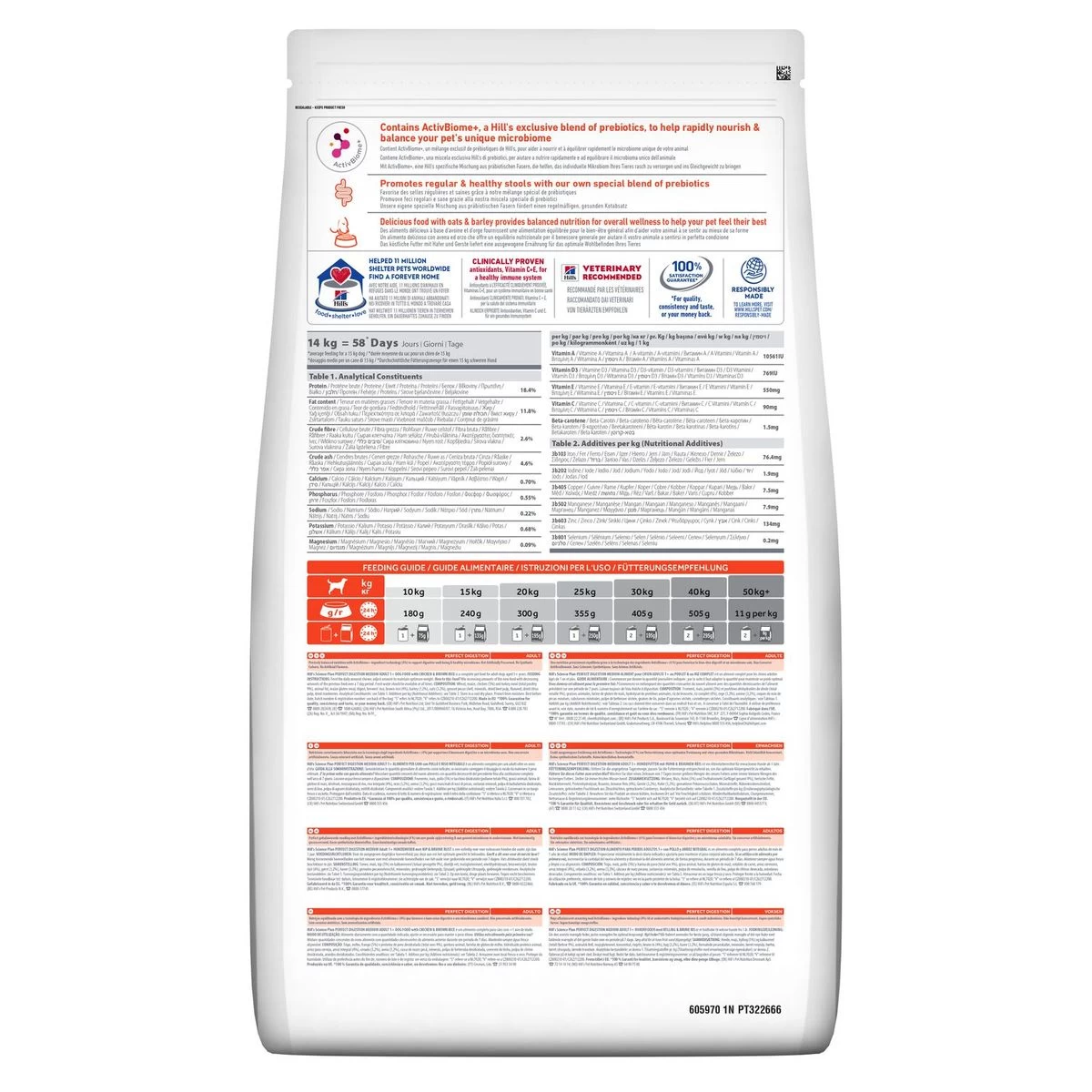Croquettes Pour Chien Moyen Perfect Digestion - Hill's Science Plan 4 Croquettes Pour Chien Moyen Perfect Digestion - Hill's Science Plan – Image 2