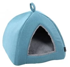 Espace Sommeil Isidoor Bleu Pour Chat - Flamingo