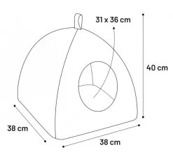 Espace Sommeil Isidoor Bleu Pour Chat - Flamingo 11 Espace Sommeil Isidoor Bleu Pour Chat - Flamingo -Fournitures Pour Animaux espace sommeil isidoor bleu pour chat flamingo 4