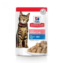 Feline Adult Light Sachet Repas Multipack (12x 85 G) - Hill's Science Plan -Fournitures Pour Animaux feline adult light sachet repas multipack 12x 85 g hill s science plan 2
