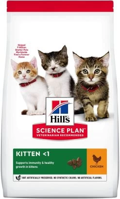Feline Kitten Poulet - Hill's Science Plan -Fournitures Pour Animaux feline kitten poulet hill s science plan 1