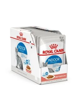 Feline Nutrition Indoor Sterilised En Sauce 12 X 85 G - Royal Canin
