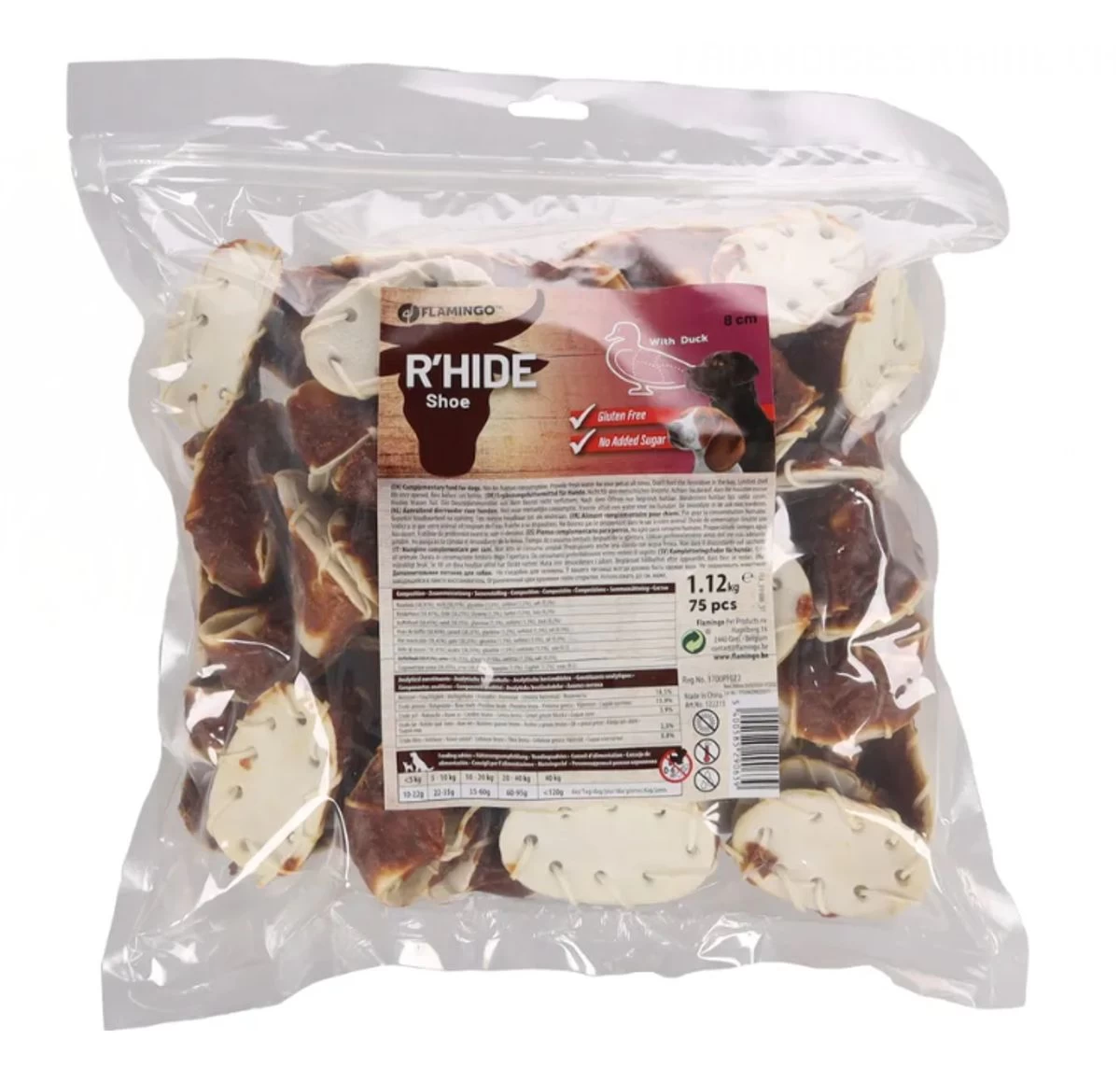 Friandises R'Hide Chaussures Au Canard - Flamingo 4 Friandises R'Hide Chaussures Au Canard - Flamingo – Image 2