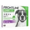 Frontline Combo Spot On Chien 20-40 Kg - Merial -Fournitures Pour Animaux frontline combo spot on chien 20 40 kg merial