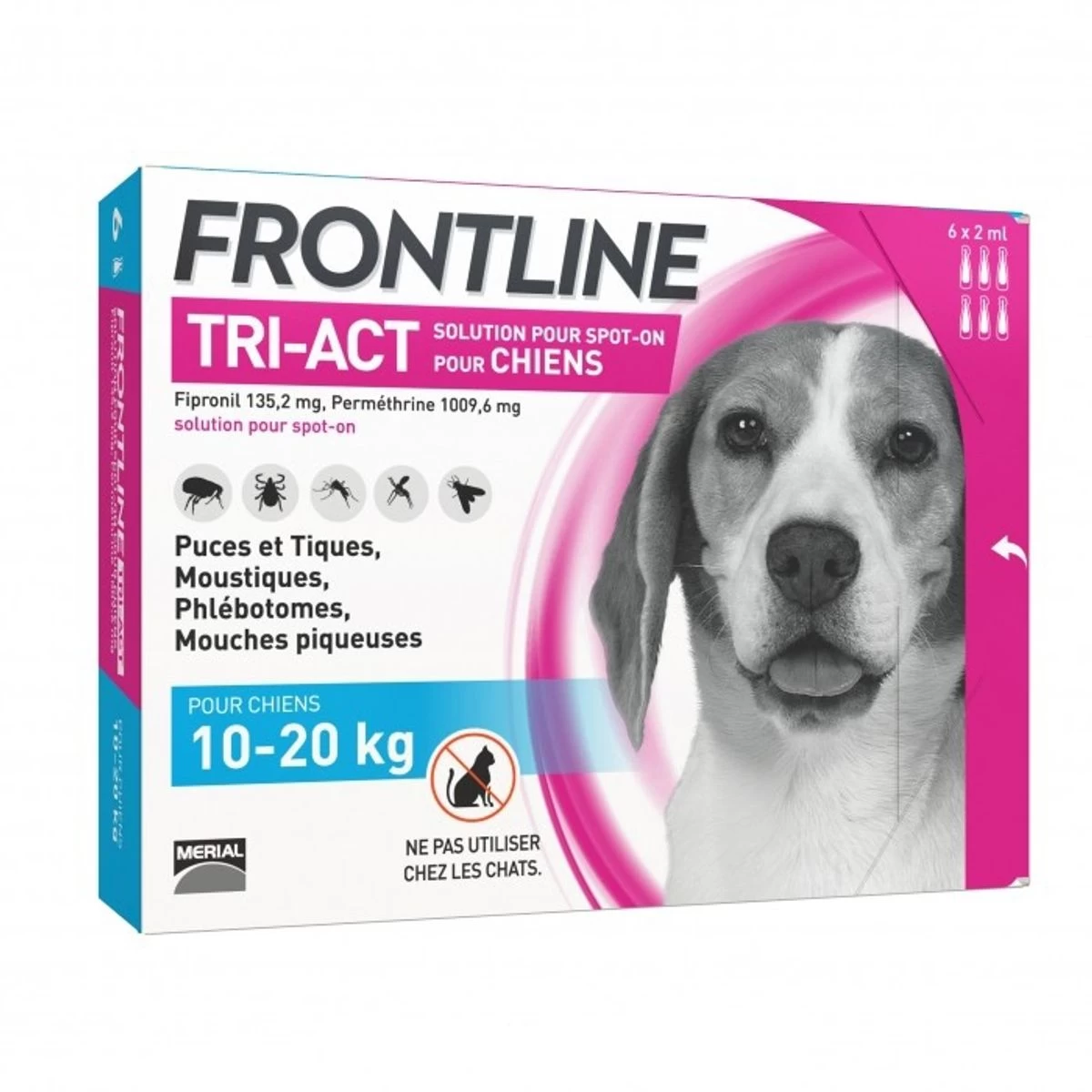 Frontline Spot On Tri-Act Chien 10-20 Kg - Merial 4 Frontline Spot On Tri-Act Chien 10-20 Kg - Merial – Image 2