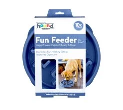 Gamelle Anti-glouton "Fun Feeder" Notch Blue - Petstages -Fournitures Pour Animaux gamelle anti glouton fun feeder notch blue petstages 1