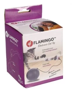 Jouet électronique Boula Souris Avec Balle - Flamingo -Fournitures Pour Animaux jouet electronique boula souris avec balle flamingo 2