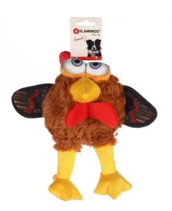 Jouet Eya Poule Brun - Flamingo -Fournitures Pour Animaux jouet eya poule brun flamingo 2