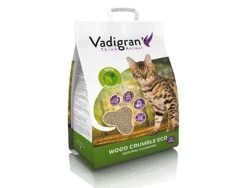Litière Pour Chat "Cat Litter Wood Crumble" - Vadigran -Fournitures Pour Animaux litiere pour chat cat litter wood crumble vadigran 1