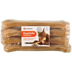 *Lot De 4* Os à Mâcher 100% Peau De Buffle - 25 Cm