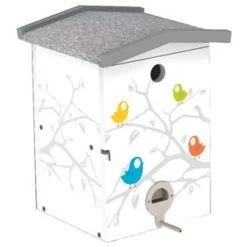 Mangeoire Et Maison D'hiver "Funny" - Flamingo