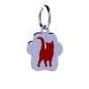Médaille Rainbow "Chat Espiegle" Rouge - Petitamis -Fournitures Pour Animaux medaille rainbow chat espiegle rouge petitamis