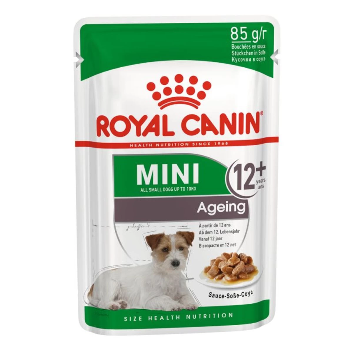 Mini Ageing 12 + "en Sauce" 12 X 85 G - Royal Canin 4 Mini Ageing 12 + "en Sauce" 12 X 85 G - Royal Canin – Image 2