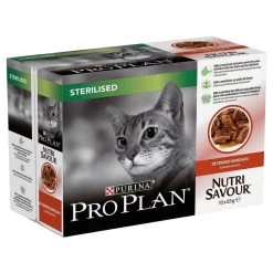 Nutrisavour Sterilised Au Boeuf 10 X 85 G - Pro Plan