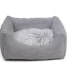 Panier Carré "Harry" Gris - Vadigran -Fournitures Pour Animaux panier carre harry gris vadigran