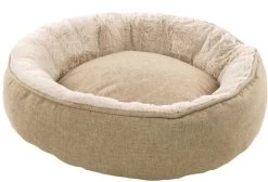Panier Isidoor Rond Beige Pour Chat - Flamingo