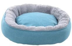 Panier Isidoor Rond Pour Chat Bleu - Flamingo
