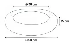 Panier Isidoor Rond Pour Chat Bleu - Flamingo -Fournitures Pour Animaux panier isidoor rond pour chat bleu flamingo 3