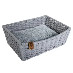 Panier Rectangulaire Pour Chat "Oyster" Gris - Duvo +