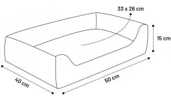 Panier Stella Pour Chien - Flamingo 10 Panier Stella Pour Chien - Flamingo -Fournitures Pour Animaux panier stella pour chien flamingo 3