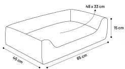 Panier Stella Pour Chien - Flamingo 11 Panier Stella Pour Chien - Flamingo -Fournitures Pour Animaux panier stella pour chien flamingo 4