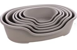 Panier Tuck Ovale Gris - Flamingo