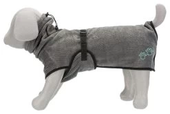 Peignoir De Bain Pour Chien Gris - Trixie -Fournitures Pour Animaux peignoir de bain pour chien gris trixie 3