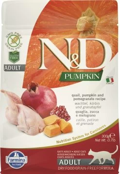 Potiron Caille & Grenade Chat Adulte - Farmina