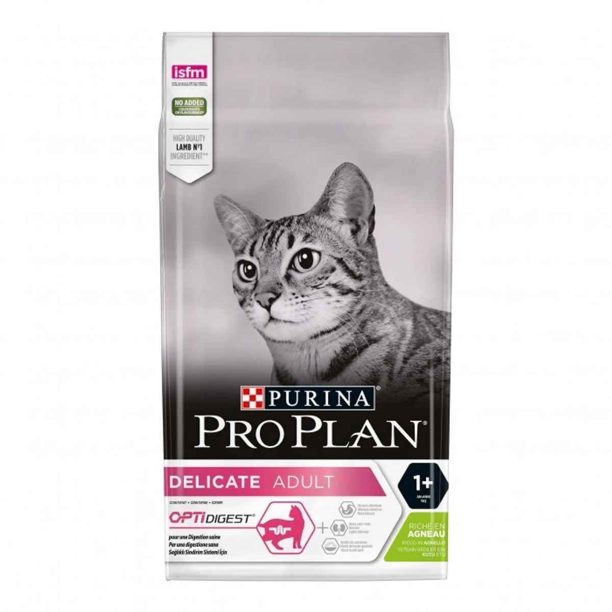 PRO PLAN Delicate Cat Adult Optidigest à L'agneau - Purina 3 PRO PLAN Delicate Cat Adult Optidigest à L'agneau - Purina