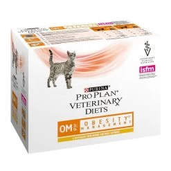 Pro Plan Feline OM Obesity Management 10 X 85 G - Purina Veterinay Diets