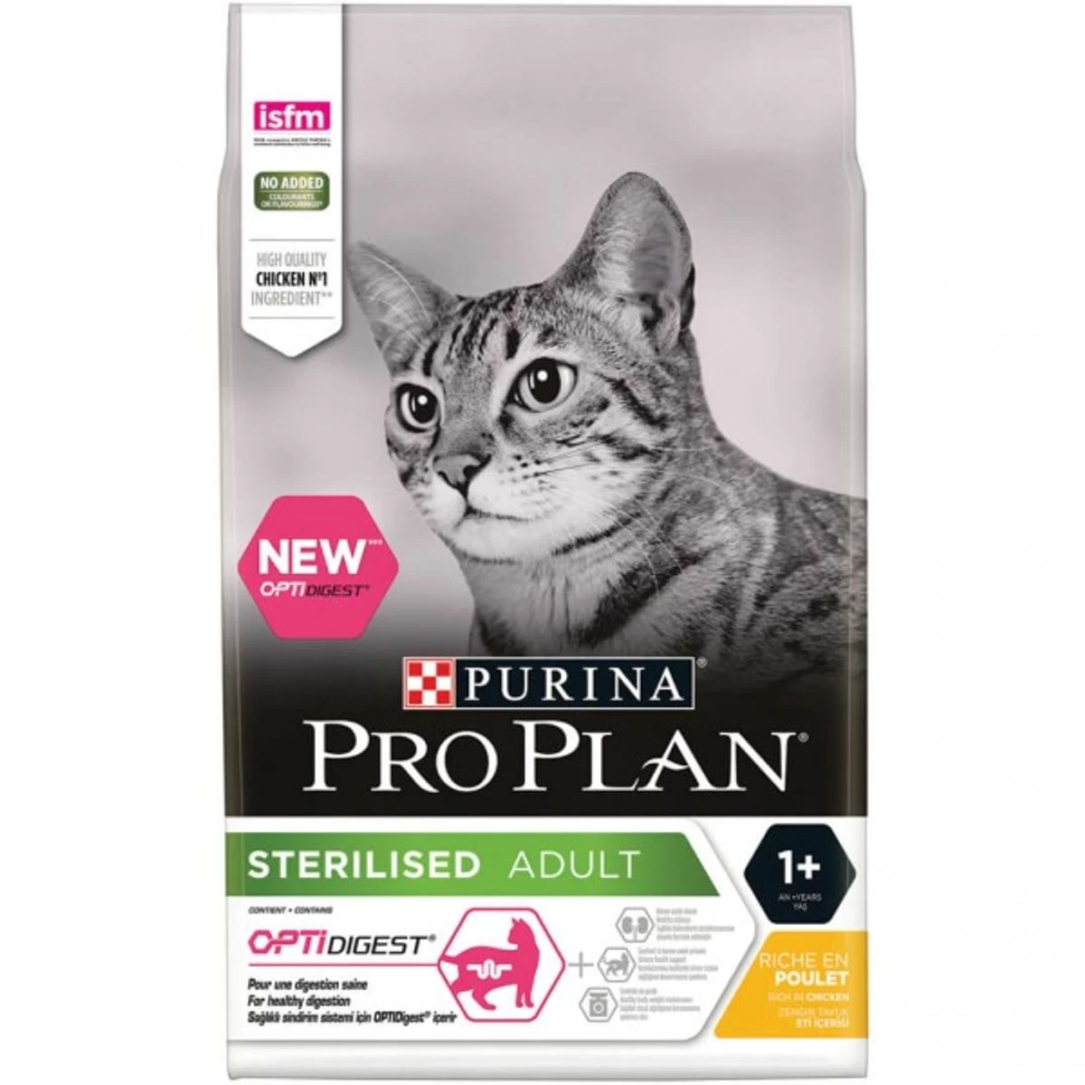 PRO PLAN Sterilised Cat Adult Optidigest Poulet - Purina 3 PRO PLAN Sterilised Cat Adult Optidigest Poulet - Purina