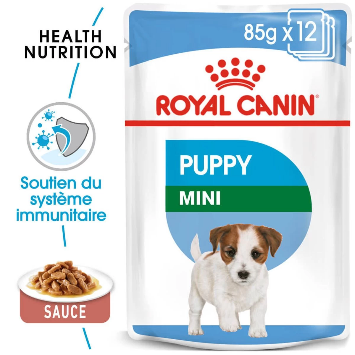 Puppy Mini "en Sauce" 12 X 85 G - Royal Canin 4 Puppy Mini "en Sauce" 12 X 85 G - Royal Canin – Image 2