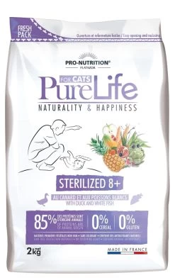 PureLife Chat Sterilisé 8+ - Flatazor