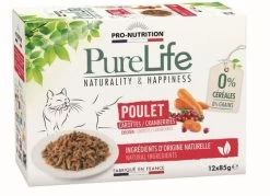 PureLife Chat Wet Poulet (12 X 85 G) - Flatazor