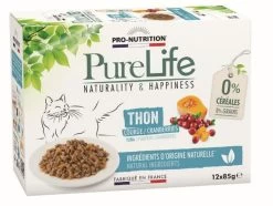 PureLife Chat Wet Thon (12 X 85 G) - Flatazor